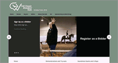 Desktop Screenshot of fallclassicsale.com